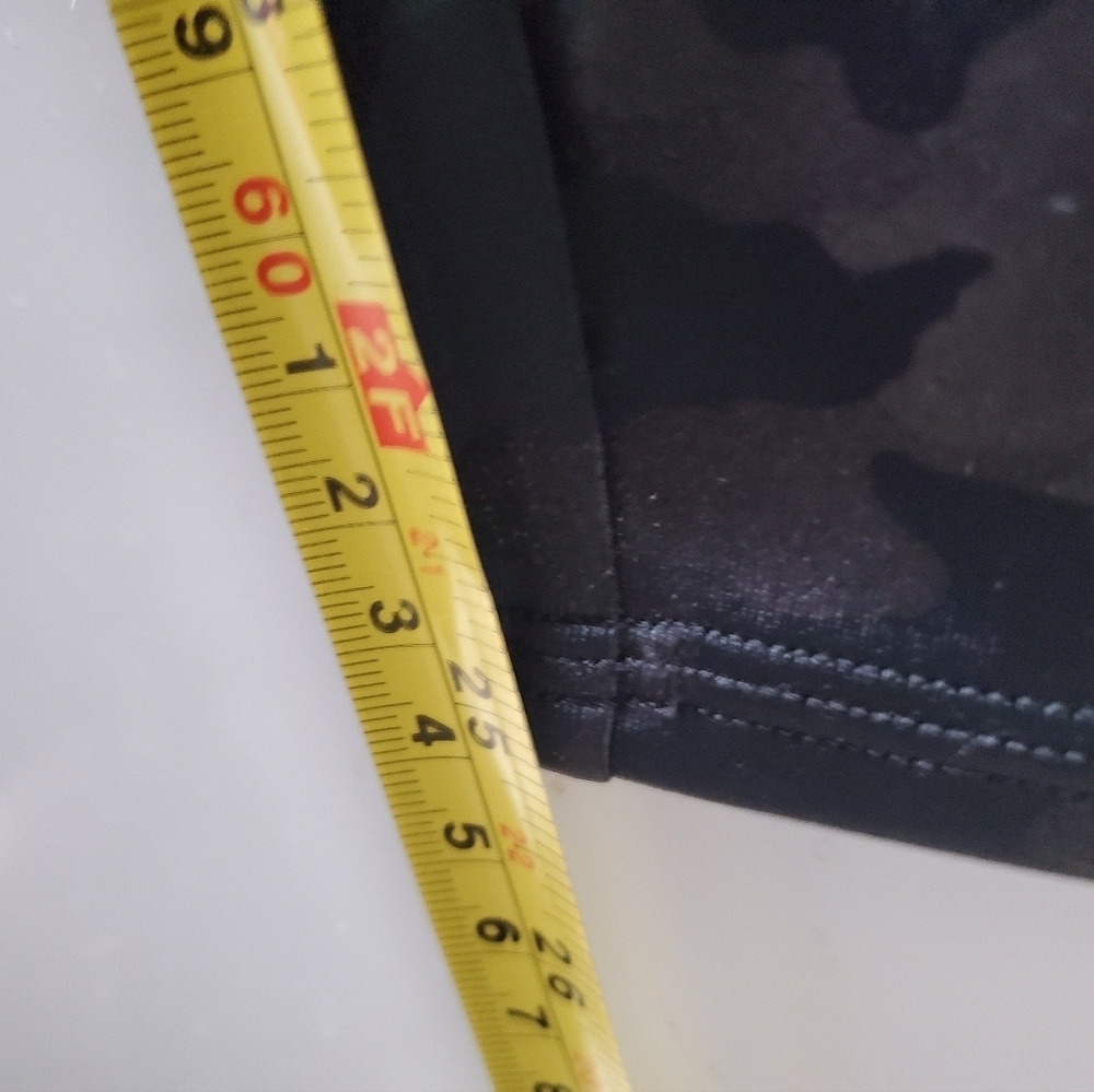 SPANX Black Faux Leather Camo Leggings Size 1X Short - Picture 16 of 16